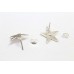 Star Stud Earrings Handmade 925 Sterling Silver Marcasite Stones P580